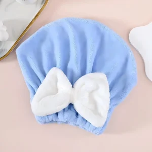 Korean Wet Hair Quick Dry Head Wrap Absorbent Microfiber Hair Drying Towels Caps