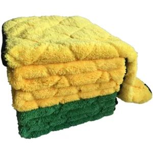 LC 800GSM Coral Velvet Microfiber Car Towel Edgeless Super Absorbent Cleaning Cloth for Auto Detailing Drying