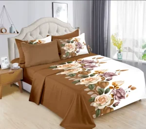 LILIANNA Collection 6 Piece Bed Sheets Set Bedding Includes Flat Sheet & Pillowcases