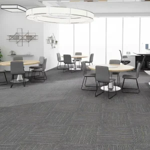 LKHY Carpet Modern Cushioned Commercial Grade 6mm Thick Waterproof Loop Pile Carpet Tiles Factory in Stock