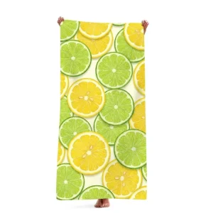 LOW MOQ Custom logo Design Lightweight Recycled Large Printed Microfibre Sand Free Microfiber Beach Towels for Camping Fitness
