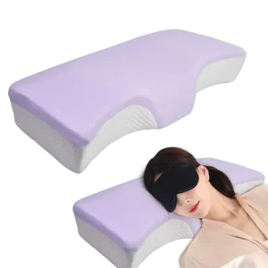 LS 625 Memory Foam Rectangle Pillow Ergonomic Neck Support for Sleeping Cervical Pain Relief Contoured Bed Pillow