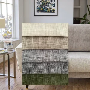LXXL1801 Lightweight 100% Polyester Home Decor Fabric China Good Cloth Effect Washable Upholstery Woven Technique in Plain Style
