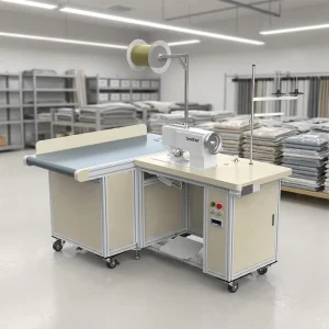 Labor-saving Sewing Effect Double Needle Sewing Process Snake Curtain Sewing Machine