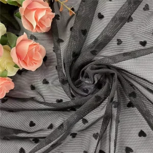 Ladies’ Printed Plain Polyester Nylon Metallic Mesh Flocked Stars Stretch DIY Dress Fabrics Costume Cloth Dance Wear
