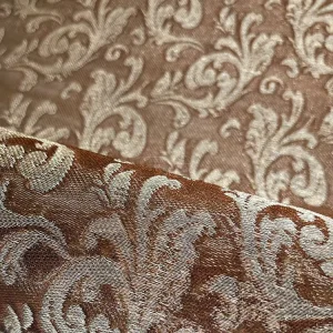 Laminated Shiny Copper Woven Mesh Special Pattern Fabric for Luxury Interior Fitout & Design