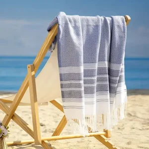 Large 100% pure cotton Turkish beach towel quick drying extra large sand free blanket soft pool towel lightweight bath towel