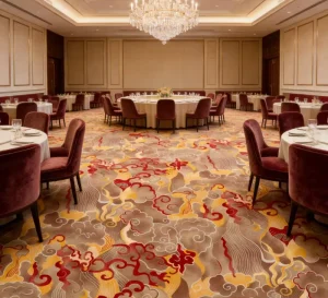 Large 5 Star Design Banquet Hall Hospitality Room Luxury Hotel Carpet Tapis for Hotel