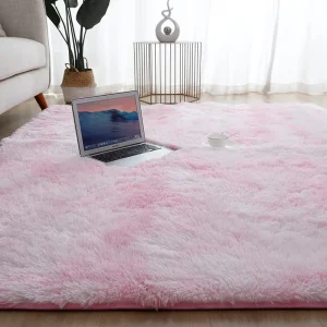 Large Area Rug Fluffy Carpet Machine Washable for Teen Bedroom or Living Room