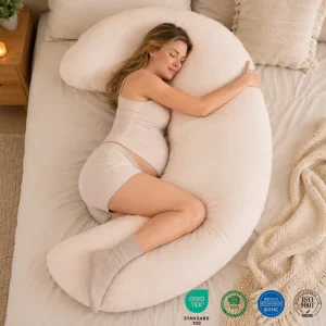 Large C Shape Body Maternity Pillow Washable Portable Skin friendly Postpartum Support Baby Nursing Pillow for Pregnancy