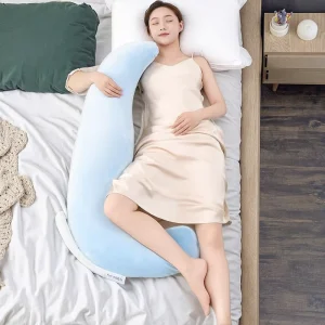 Large Custom Logo Adult Side Sleeper Back Support Cooling Memory Foam Full Long Sleeping Bed Body Pillow