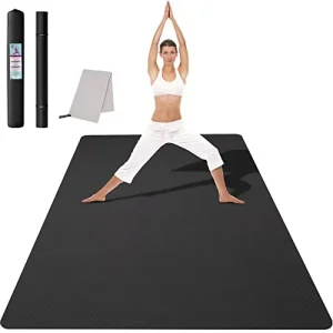 Large Exercise TPE Yoga Mat Pilates Mats Custom Logo Eco Friendly Thick Yoga Mats