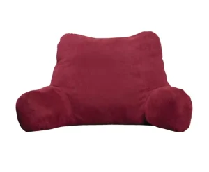 Large Firmly Stuffed Sitting Support Reading Bed Rest Pillow with Arms