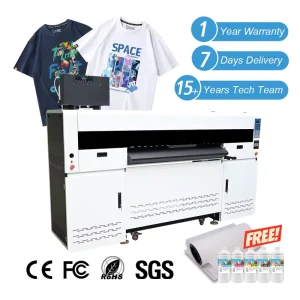 Large Format 1200mm 8 Heads I3200 Inkjet Industrial Professional DTF Printer with 1 Year Warranty