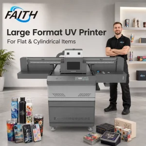Large Format 6090 A1 Size UV Flatbed Printer for Paper Cups AI Camera Puzzle Printing