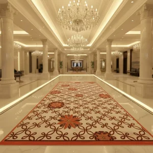 Large Hand Tufted Commercial Handmade Rugs for Hotel Entrance Mat for Living Room Heavy Traffic Spaces