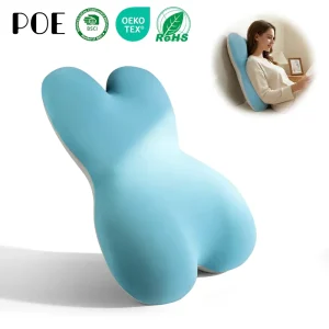 Large Memory Foam Comfort Bed Backrest Cushion with Sewing Technique for Semi Supine Sleeping Support