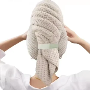 Large Microfiber Head Towels Wrap for Women Curly Hair Drying Towel Quick Dry Turban Guangdong Made Custom Model