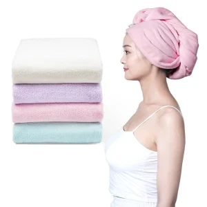 Large Microfiber Towel for Women Drying Wrap Towel Quick Dry Hair Hat Cap Turban Hair Drying Towel Fast Drying Turbans