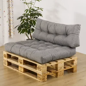 Large Outdoor Pallet Headboard and Sofa Cushion Pack Pillows & Cushions