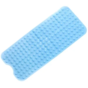 Large PVC Bath Mat Anti Slip Shower Bathtub Mats With Sucker Soft Massage Pad Kid’s Elder Bathroom Carpet Rug
