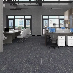 Large Size Cut Pile Cushioned Thick Carpet Tiles Anti-static for Home Flooring