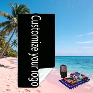 Large Size Personalized Customization Windproof Sand free Microfiber Fabrics Beach Towels Quick Dry Beach Towel