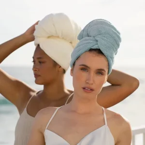 Large Size Women’s Dry Hair Towel Microfiber Wrapping Cloth with Elastic Band Wet Hair Quick drying Headscarf