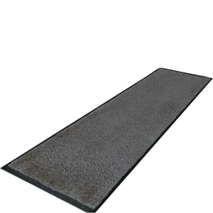 Large Smokey Doormat Edge Shoe Rack Washable Outdoor Patio Mat Hotels Offices Nylon Material Tufted Technics Rubber Backing