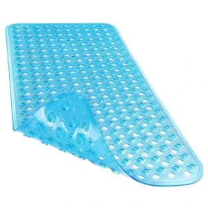 Large Square Non Slip Pvc Shower Mat Memory Foam Massage Bath for Bathroom Bathtub Mats BPA Latex Phthalate Free