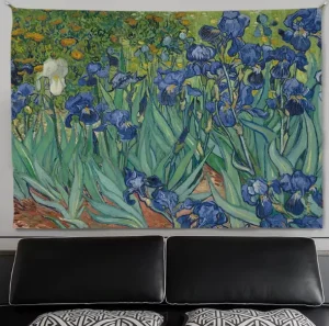Large Wall Art Tapestry Hanging Custom Oil Painting Print for Home Theater Bedroom Backdrop