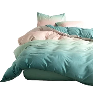Latest Design 100% Polyester Comfortable Wrinkle Resistant AIMEE Bedding Set 4 Piece Flat Sheet Modern Gradient Color Printed