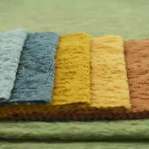 Latest Design T604 Herringbone Woven Jacquard Velvet Waterproof Upholstery Fabric Sofa Premium Textile