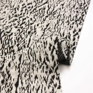 Latest Fashion Dress Design 100% Polyester Jacquard Upholstery Cationic Knit Fabric