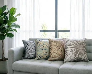 Latest Style Luxury Metallic Jacquard Pillowcase Throw Pillow Covers Home Soft Cushion Covers