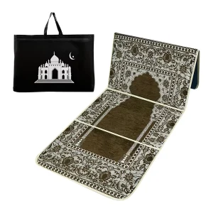 Learning Thin Decorative Namaz Travel Mat Janamaz Islamic Set Baby Gift Portable Prayer Mat for New Muslim