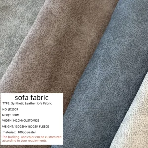 Leathaire Technical Fabric 100% Polyester Sofa Fabric Embossed Car Upholstery Leather Breathable Microfiber Leather