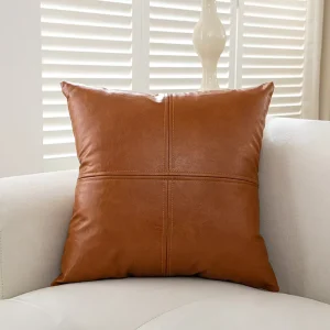 Leather Pillow Decorative and Throw Pillows