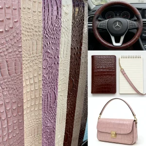 Leather Pu Material Pvc Imitation Synthetic Making Upper Bag Microfiber Backing Elastic Artificial Eco Leather
