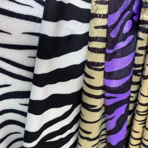 Leopard Print Ultra-soft 100% Polyester DTY Baby Blanket Baby Fabric