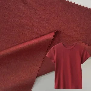 Light 165GSM 80%Ten 20%Cotton Knit Interlock Blended Lyocell Cotton Jersey Fabric For T shirt Activewear