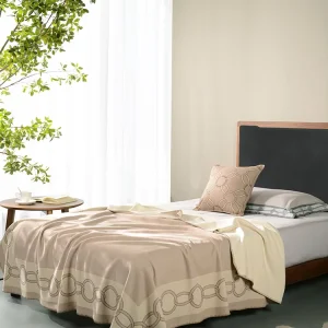 Light Brown Blanket Custom Printed Blanket