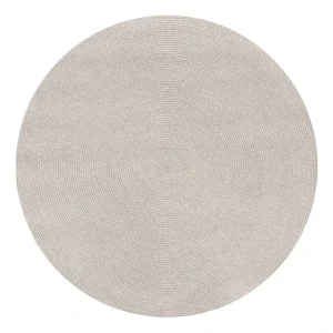 Light Brown Patio Garden Outdoor Round Carpet Rug Floor Mat