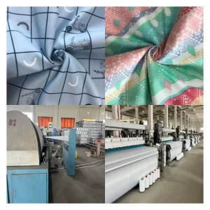 Light Flexible Easy for Processing 100% Polyester Woven Disperse Printed Home Textile