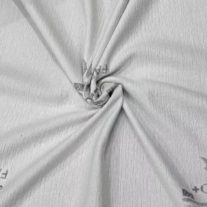 Light Gray Manufacturer Customized 100% Polyester DTY Knitted Jacquard Home Textile Mattress Cover Fabric 240g