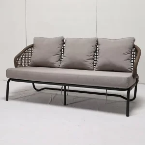 Light Gray Modern Design Waterproof Seat Pad Cushion for Outdoor Soft Patio Swing Chair Living Room Bedroom