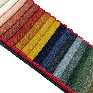 Light Luxury Chenille Sofa Upholstery Fabric Heavyweight Woven Fabric for High end Furniture Cushions
