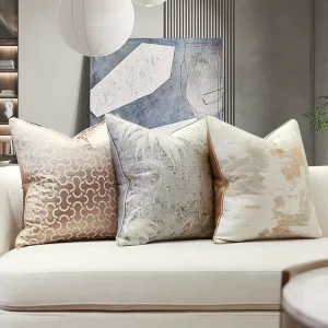 Light Luxury Custom Sofa Decor Pillow Cover 45×45 Cushion Cover Colored Mountain Jacquard Throw Cushion Cover