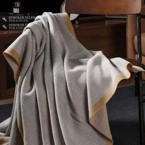Light Luxury First Class Aviation Blanket Soft Nap Car Office Sofa Shawl Luxury Throw