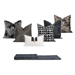 Light Luxury Heated Cotton Linen Character Vintage Lumbar Pillow Covers Memory Massage Function Customizable for Sofa Bed